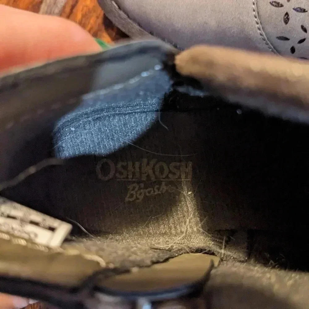 OSHKOSH B'GOSH Little Girls Estell Zipper Closure Ankle Boots